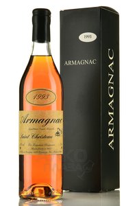 Armagnac Saint Christeau Millesime 1993 - арманьяк Сент Кристо Миллезимэ 1993 года 0.7 л в п/у