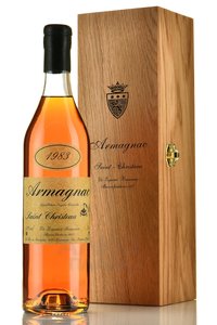 Armagnac Saint Christeau Millesime 1983 - арманьяк Сент Кристо Миллезимэ 1983 года 0.7 л в п/у