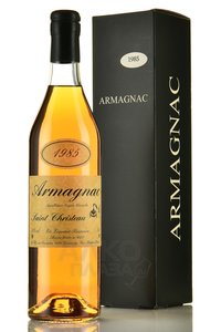 Armagnac Saint Christeau Millesime 1985 - арманьяк Сент Кристо Миллезимэ 1985 года 0.7 л в п/у