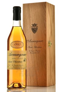 Armagnac Saint Christeau Millesime 1985 - арманьяк Сент Кристо Миллезимэ 1985 года 0.7 л в п/у