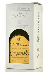 G. E. Massenez Eau-de-Vie Gingembre - бренди Ж.Е. Массене О-Де-Ви Имбирь 0.7 л в п/уп