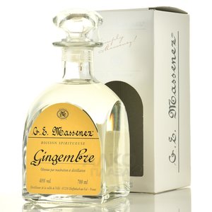 G. E. Massenez Eau-de-Vie Gingembre - бренди Ж.Е. Массене О-Де-Ви Имбирь 0.7 л в п/уп