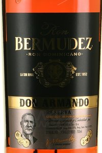 Bermudez Don Armando Reserva - ром Бермудез Дон Армандо Резерва 0.7 л