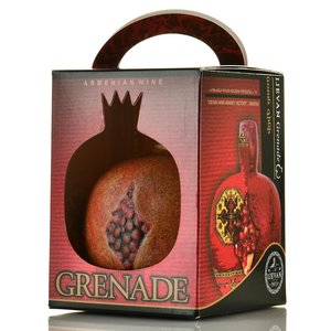 вино Иджеван Гранат 0.75 л керамическая бутылка подарочная упаковка