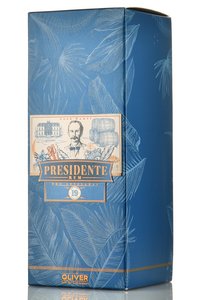 Rom Presidente Marti Oliver 19 years gift box - ром Президент Марти Оливер 19 лет в подарочной упаковке 0.7 л