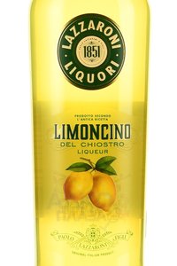 Limoncino del Chiostro - ликер Лимончино дель Киостро 0.5 л