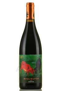 Вино Тристория Быки Мерло 0.75 л красное сухое 
