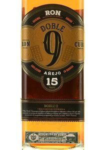 Doble 9 Anejo 15 Years Old - ром Добле 9 Аньехо 15 лет 0.7 л в д/у