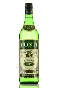 Ponti Vermouth Dry - Понти Вермут Драй 1 л