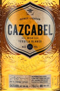Cazcabel Honey Liqueur Tequila Blanco - Казкабель Медовый Ликёр Текила Бланко 0.7 л