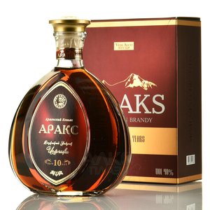 Araks 10 years - коньяк Аракс 10 лет 0.5 л