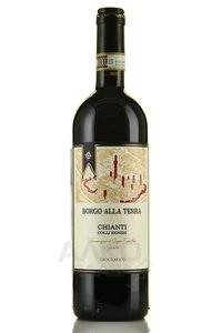 Chianti Colli Senesi Borgo alla Terra Geografico - вино Кьянти Колли Сенези Борго алла Терра Джеографико 0.75 л красное сухое