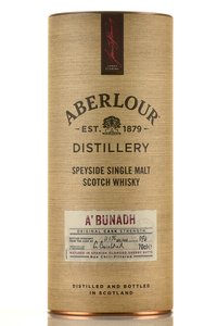 Aberlour Abunadh in tube - виски Аберлауэр Абунах 0.7 л в тубе