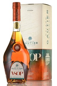 Gautier VSOP gift box - французский коньяк Готье ВСОП 0.7 л