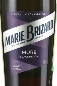 Marie Brizard Blackberry - ликер Мари Бризар Ежевика 0.7 л