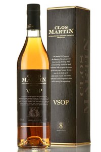 Clos Martin Folle Blanche VSOP 8 Years - арманьяк Кло Мартен Фоль Бланш ВСОП 8 лет 0.7 л