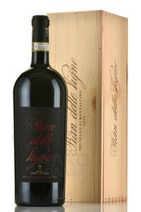 Pian delle Vigne Brunello di Montalcino Antinori 2015 wooden box - вино Пиан делле Винэ Брунелло ди Монтальчино Антинори красное сухое в деревянной коробке 1.5 л
