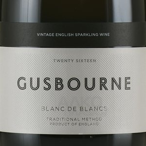 Gusbourne Blanc de Blancs - вино игристое Гасбоурн Блан де Блан 0.75 л белое брют