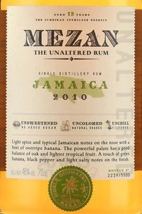 Mezan Jamaica - ром Мезан Ямайка 0.7 л в п/у