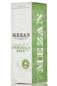 Mezan Jamaica 2011 - ром Мезан Ямайка 2011 выдержка не менее 10 лет 0.7 л в п/у