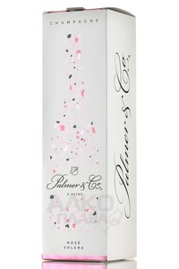 Champagne Palmer & Co Rose Solera - шампанское Шампань Пальмер энд Ко Розе Солера 1.5 л брют розовое в п/у