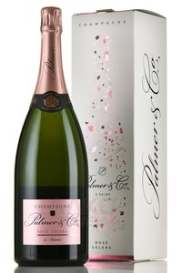 Champagne Palmer & Co Rose Solera - шампанское Шампань Пальмер энд Ко Розе Солера 1.5 л брют розовое в п/у