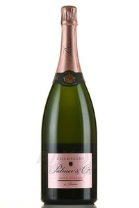 Champagne Palmer & Co Rose Solera - шампанское Шампань Пальмер энд Ко Розе Солера 1.5 л брют розовое в п/у