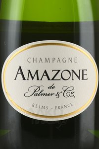Champagne Amazone de Palmer & Co - шампанское Шампань Амазон де Пальмер энд Ко 0.75 л белое брют в п/у