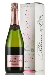 Champagne Palmer & Co Rose Solera - шампанское Шампань Пальмер энд Ко Розе Солера 0.75 л брют розовое в п/у