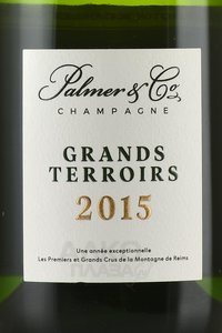 Champagne Palmer & Co Grands Terroirs - шампанское Шампань Пальмер энд Ко Гран Терруар 0.75 л белое брют в п/у