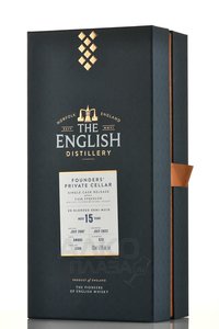 English Whisky, Single Malt Founders Private Cellar Single Cask Release 15 Year Old - виски Инглиш Фаундерс Прайвэт Селлар Сингл Каск Релиз 15 летний 0.7 л в п/у