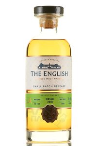 The English Small Batch Release Heavily Smoked Vintage - виски Инглиш Смол Бэтч Релиз Хэвили Смоукд Винтаж 0.7 л в п/у