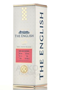 English Whisky Small Batch Release Rum Cask Matured - виски Инглиш Смол Бэтч Релиз Ром Каск Мэчуэд 0.7 л в п/у