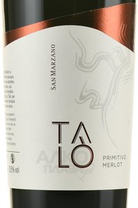 вино Сан Марцано Тало Примитиво 0.75 л красное полусухое этикетка
