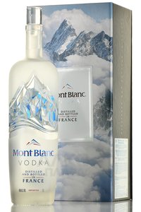 Mont Blanc - водка Монблан 1 л в п/у + 2 стопки