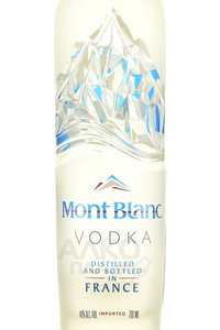 Mont Blanc - водка Монблан 0.7 л в п/у + 2 стопки