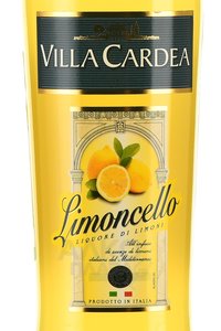 Villa Cardea Limoncello - ликер Вилла Кардеа Лимончелло 0.7 л