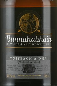 Bunnahabhain Toiteach A Dha in tube - виски Буннахавэн Тойчеч а Гха 0.7 л в тубе