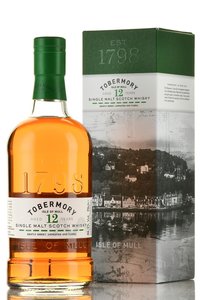 Tobermory Aged 12 years gift box - виски Тобермори Эйджид 12 лет 0.7 л п/у