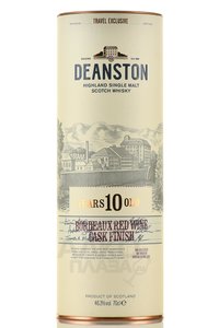 Deanston 10 Years Old - виски Динстон 10 лет 0.7 л в тубе