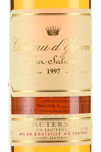 Chateau d’Yquem Sauternes - вино Шато д’Икем Сотерн 1997 год 0.75 л белое сладкое