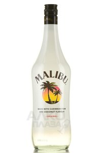 Malibu Coconut - ликер Малибу Кокосовый 1 л