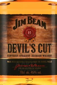 Jim Beam Devil’s Cut - виски Джим Бим Дэвилз Кат 0.7 л