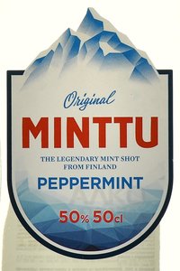 Minttu Peppermint - ликер Минтту Перечная Мята 0.5 л 50%