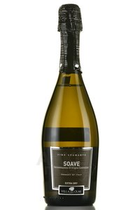 Soave Spumante Extra Dry - вино игристое Соаве Спуманте Экстра Драй 0.75 л белое сухое