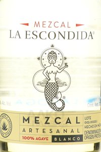 La Escondida Grand mezcal 100% AGAVE - Гранд Мескаль Ла Эскондида 100% Агава 0.7 л
