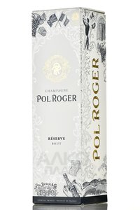 Pol Roger Brut Reserve - шампанское Поль Роже Брют Резерв 1.5 л в п/у