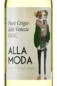 Alla Moda Pinot Grigio delle Venezie - вино Алла Мода Пино Гриджо Делле Венеция 0.75 л белое сухое