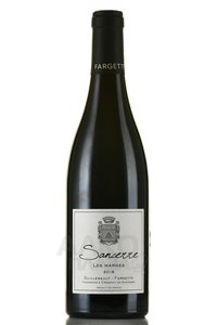 Les Marnes Sancerre AOC - вино Сансер Ле Марн АОС 2018 год 0.75 л красное сухое