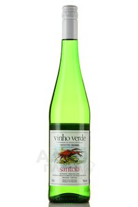 Santola DOC Vinho Verde - вино Сантола DOC Виньо Верде зелёное 0.75 л белое полусухое